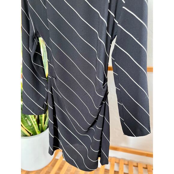 H&M Striped Draped Dress - Picture 3 of 9